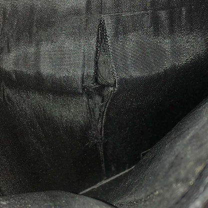 Chanel Caviar Skin Coco Mark Wallet Long Wallet Black