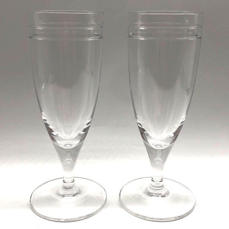 Tiffany & Co Tiffany & Co Atlas Pilsner Glasses Chien Pair of Bread Glasses Set