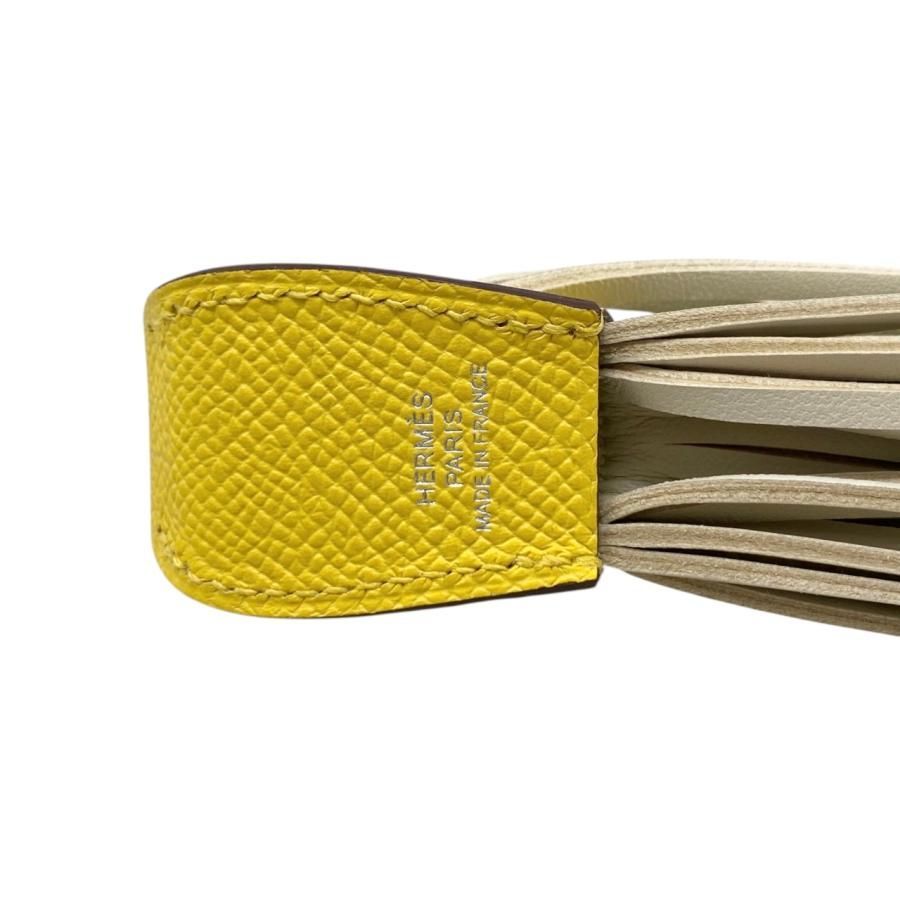 Hermes Bag Charm Poinçon K Engraved Epson Añomiro Swift Jeanne Naples Clé Vert