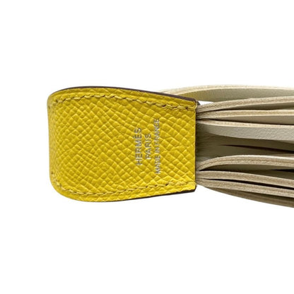 Hermes Bag Charm Poinçon K Engraved Epson Añomiro Swift Jeanne Naples Clé Vert