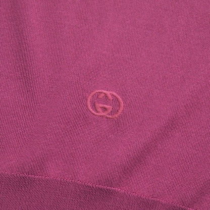 Gucci Knitwear Size XL All Silk GG Logo V-neck Sweater [recommended] 20250717