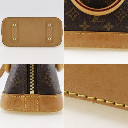 Louis Vuitton Alma BB 2WAY Shoulder M53152 Monogram Canvas Brown Sn3199 Ladies