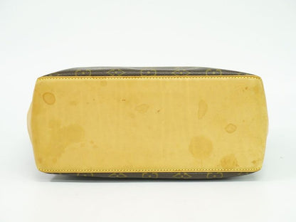 Authentic Louis Vuitton LV Cabas Piano Monogram Tote Bag Shoulder Bag Brown