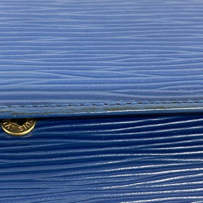 Louis Vuitton Epi Pochette Porte Monet Cles Di M63575 Toledo Blue Ladies Long