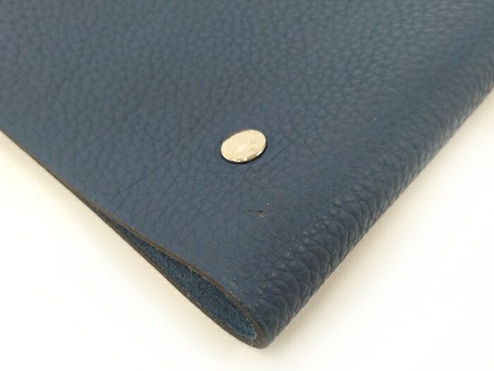 Hermes Ulysse Nardin Cabas Togo Blue Stamped A