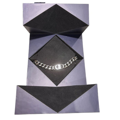 Christian Dior CD Icon Chain Link Necklace Icon Chain Link Necklace Silver