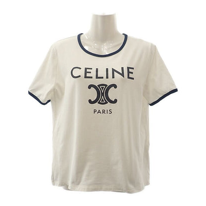 Celine Paris T-Shirt Size L 2 Q.01 nb Short Sleeves Cotton Jersey