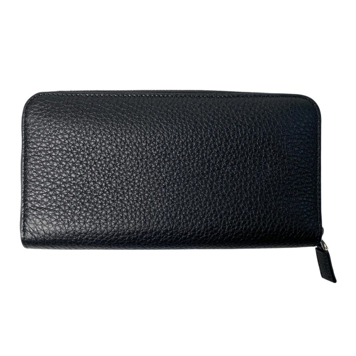 Prada Vitello Daino Leather Wallet Black — view 2