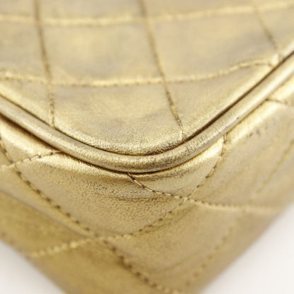 Chanel Fringe Chain Shoulder Matelasse A03727 Lambskin Gold Ladies Shoulder Bag