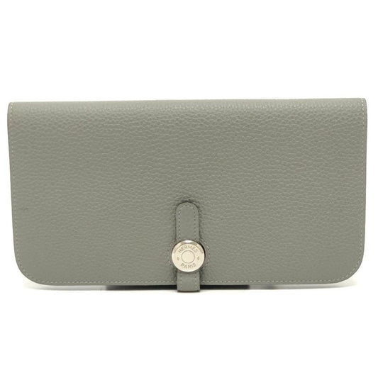 Hermes Long Wallet Dogon Long Togo Grimetto (estimated) Gray