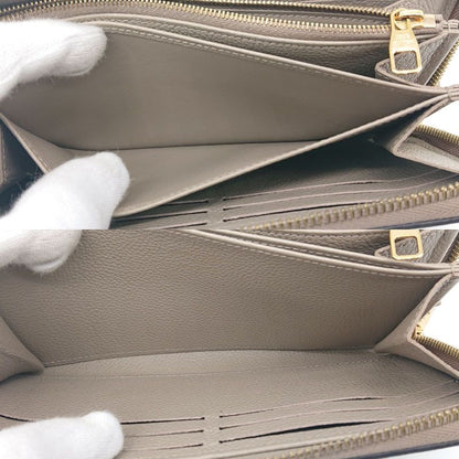 Louis Vuitton Zippy Wallet Empreinte Bi-color Beige With IC Chip Box