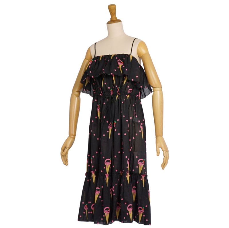 Gucci Dress Sleeveless 730392 Total Pattern Cotto