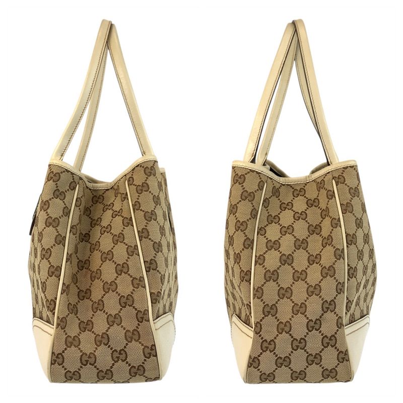 Gucci Princy Sherry Line Beige GG Canvas 163805 Tote Bag Shoulder Bag Women