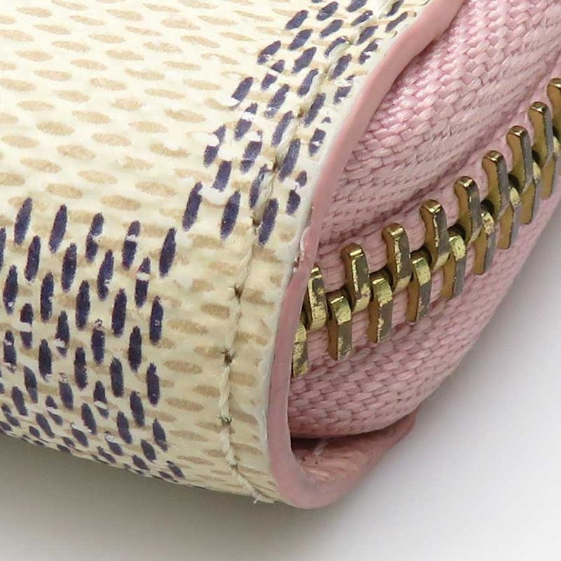 Louis Vuitton Round Zipper Long Wallet Damier Azure Zippy Wallet