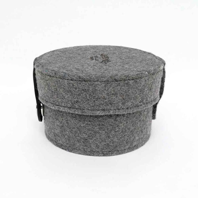 Hermes Sugar Box Gray Felt Accessory Case Interior Miscellaneous Goods