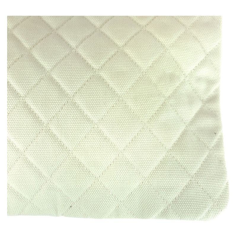 Chanel Coco Cuba Coco Mark White Multicolor Silver Hardware Canvas Clutch Bag