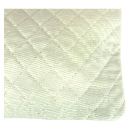 Chanel Coco Cuba Coco Mark White Multicolor Silver Hardware Canvas Clutch Bag