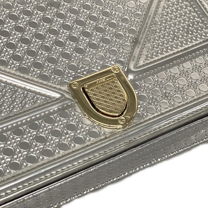 Dior/christian Dior Shoulder Bag Diorama Silver Chain Shoulder Leather