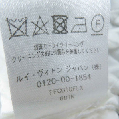 Louis Vuitton Ffco018flx Silk Blend With Belt Total Monogram Down Coat Black