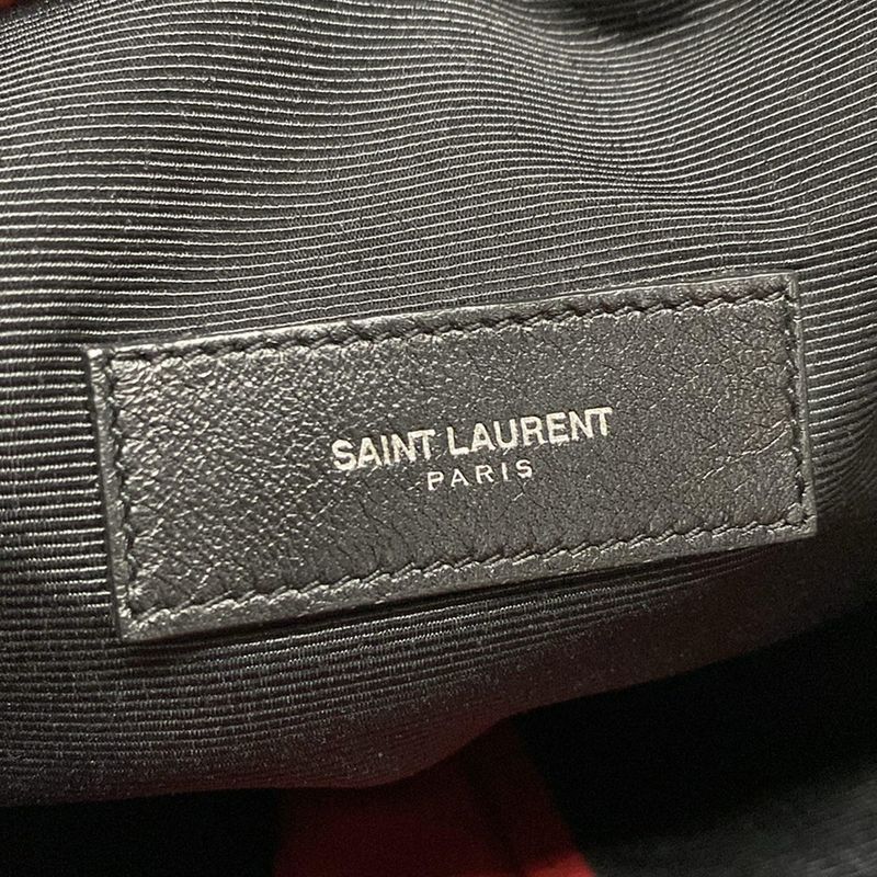 Saint Laurent Paris Shoulder Bag Rider Shoulder Bag 333479 Red Leather