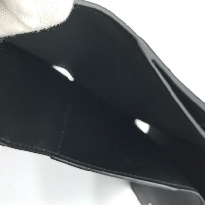 Louis Vuitton Monogram Wallet Taurillon Portofoy Pilot Black