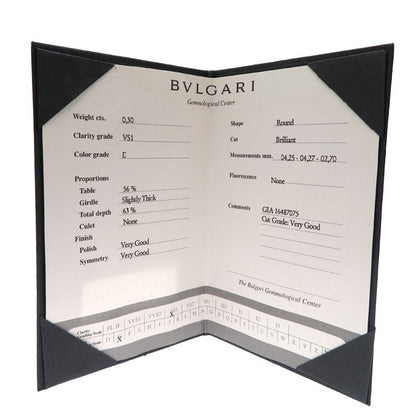 Bvlgari White Gold Diamond Engagement Ring