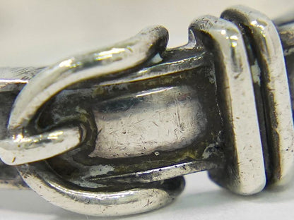 Authentic Hermes Santure Belt Motif 925 Ring No 12.5 Silver Accessories Jewelry