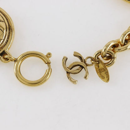 Chanel Coco Mark Matelasse Vintage Gold Plated Ladies 71g Bracelet