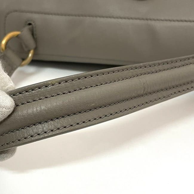 Saint Laurent 2way Bag Ec22853 Gray Purple Muse