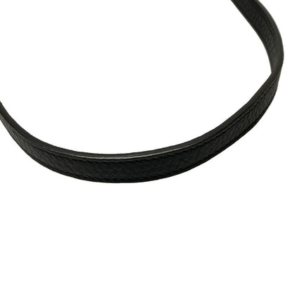 Gucci Shoulder Bag Double G 347994 Black Leather