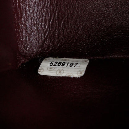 Chanel Chain Shoulder Deka Matelasse 30 Double Chain A04412 Lambskin Black