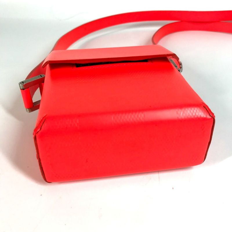 Louis Vuitton Shoulder Bag Marty M92160 Damier Gracée Leather Coral Red