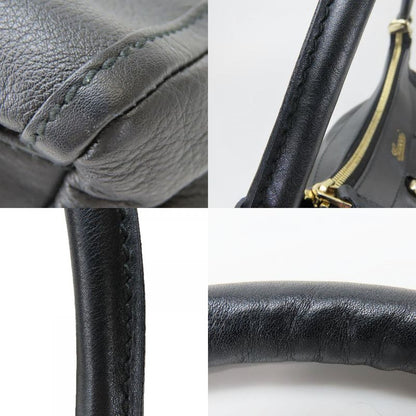 Gucci Handbag 190525 Abbey Leather Black Gold Hardware Shoulder One Shoulder