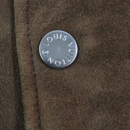 Louis Vuitton Mouton Cowhide Hooded Double Zip-up Mouton Coat