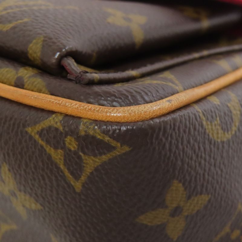Louis Vuitton M51165 Viva Cité PM Shoulder Bag Monogram Canvas Women