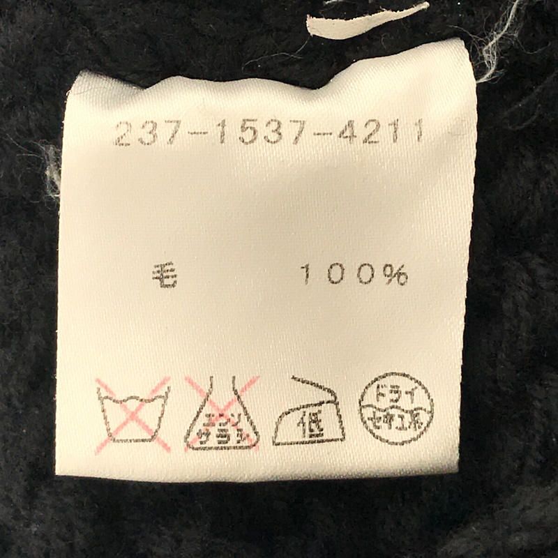 [gucci | Wool Low Gauge Off-turtleneck Knitwear | S | Black | Women's]
