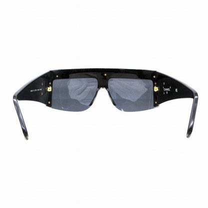 Chanel Gold Chain Sunglass Es Eyewear 01456 94305 Black Gold Men Women Hk25