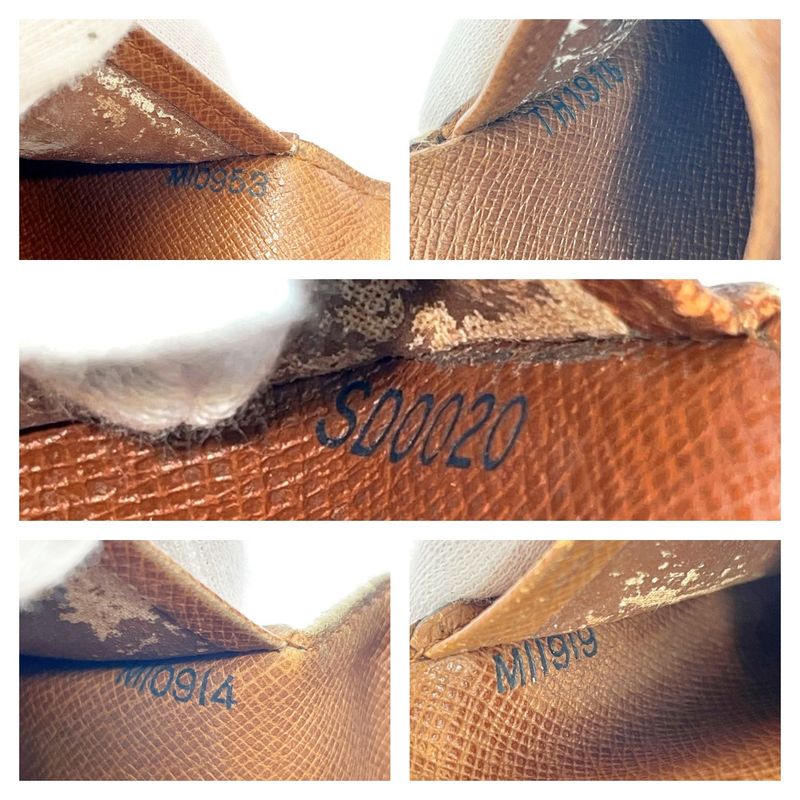 Louis Vuitton Monogram PVC Wallet 5-Piece Set Brown 414881 Long Wallet