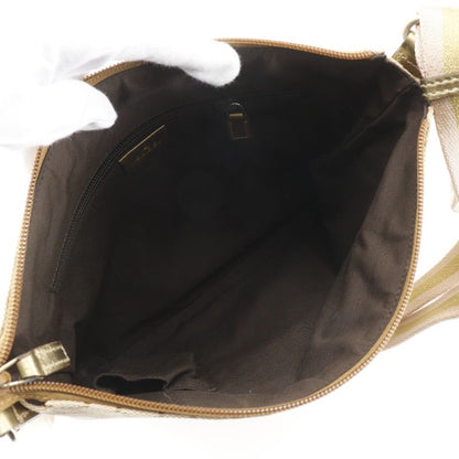 Gucci 145857 GG Canvas Beige Women Shoulder Bag