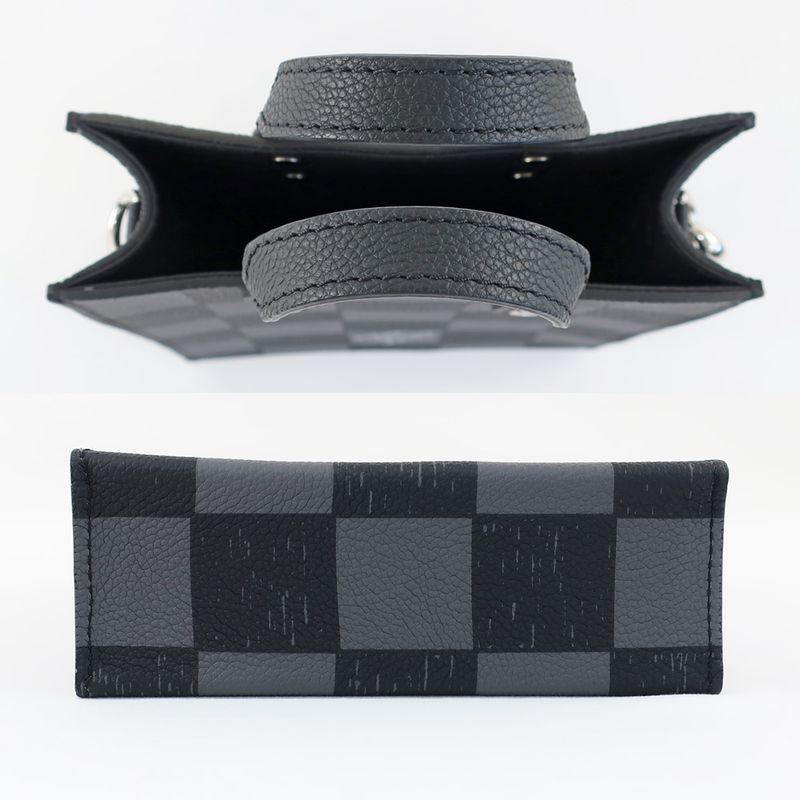 Louis Vuitton Sac Plastic XS Damier Checkerboard N60479 Black