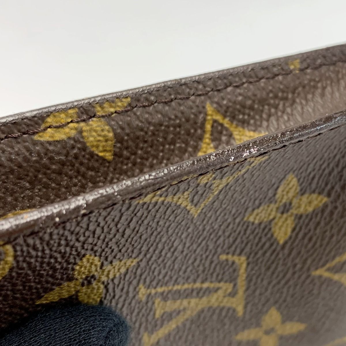 Louis Vuitton Monogram Pouch Brown Bucket Pouch Multi Case Accessory Case