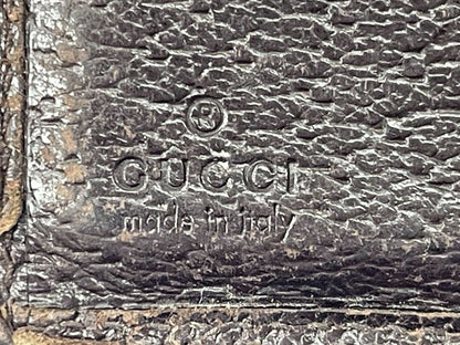 Gucci GG Canvas Leather Compact Wallet Double Fold Wallet Double Hook 112716