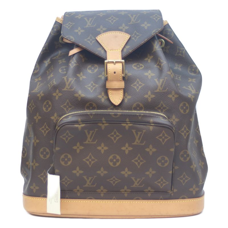Louis Vuitton 00 M51135 Monogram Montsourisgm Backpack Daypack Brown Women