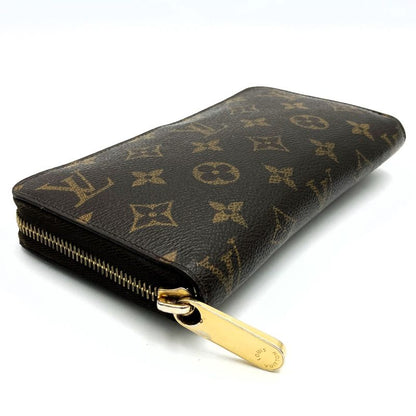 Louis Vuitton M60017 Zippy Wallet Long Wallet Monogram Canvas Brown Women's