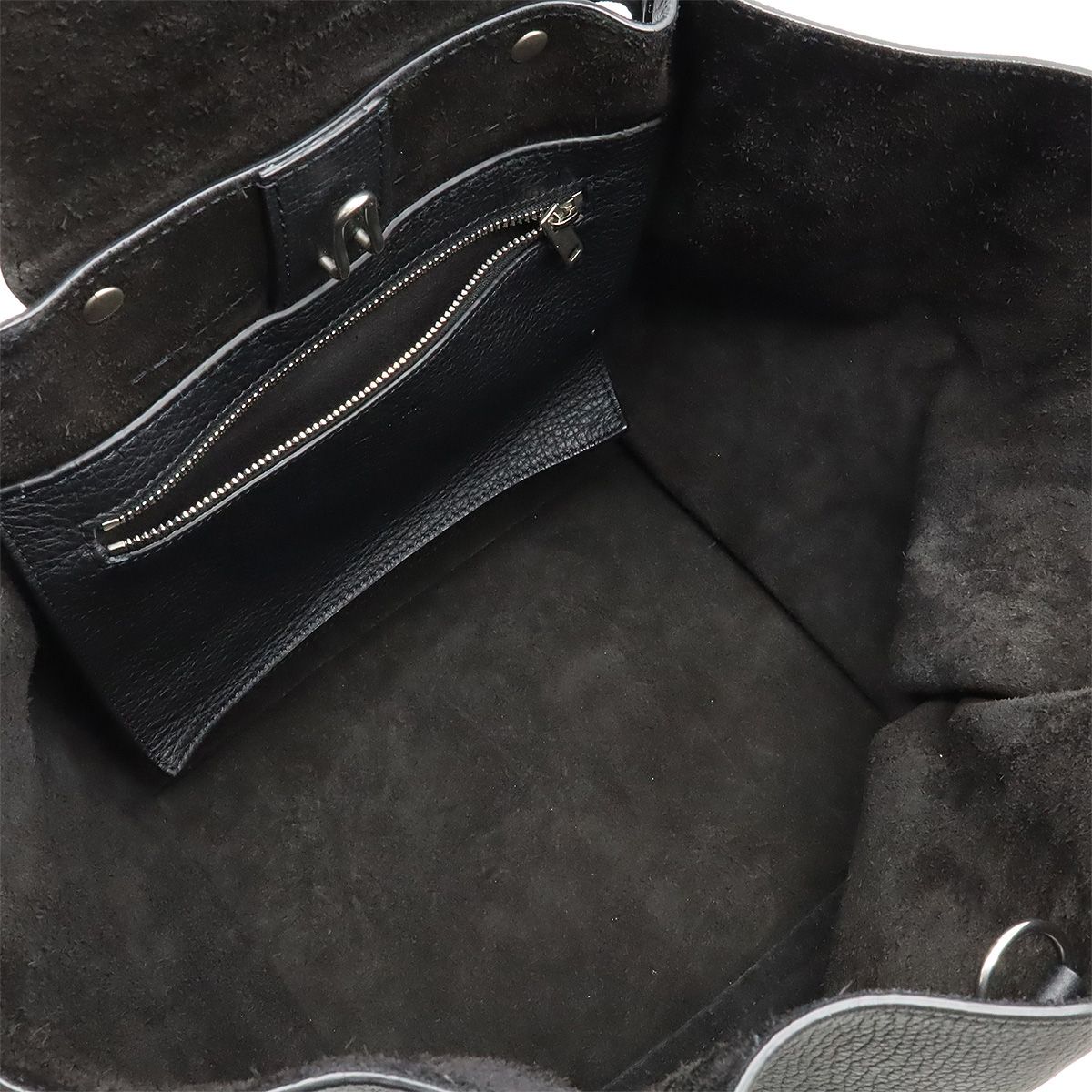 Celine Big Bag Small Handbag 2WAY Shoulder Bag Crossbody Leather Black Black