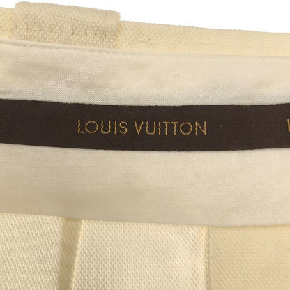Louis Vuitton Cotton Linen Skirt White 36