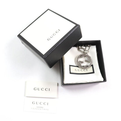 Gucci 524890 Interlocking G Arabesque Long Chain Necklace Ag925 Silver With Box