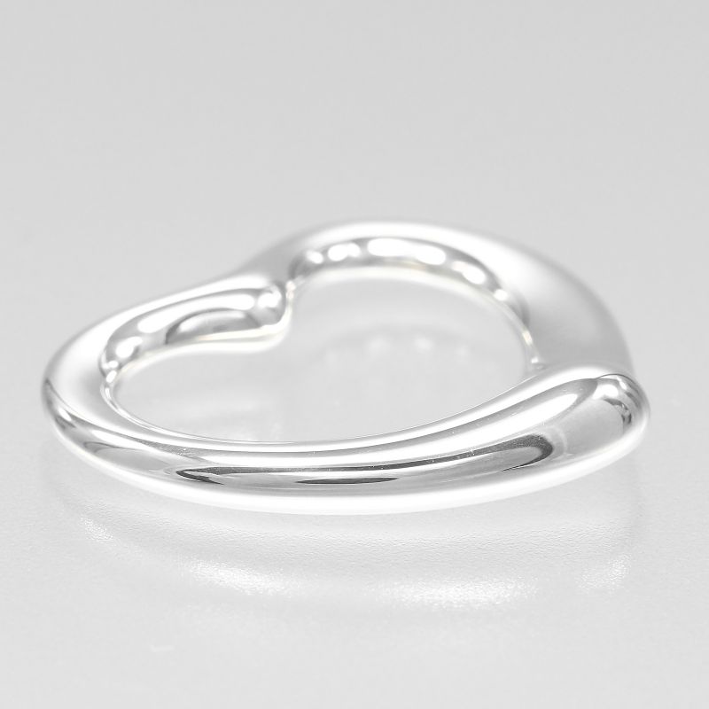 Tiffany & Co Open Heart 22mm (0.87in) Model Silver 925 Ladies 3.8g Pendant Top