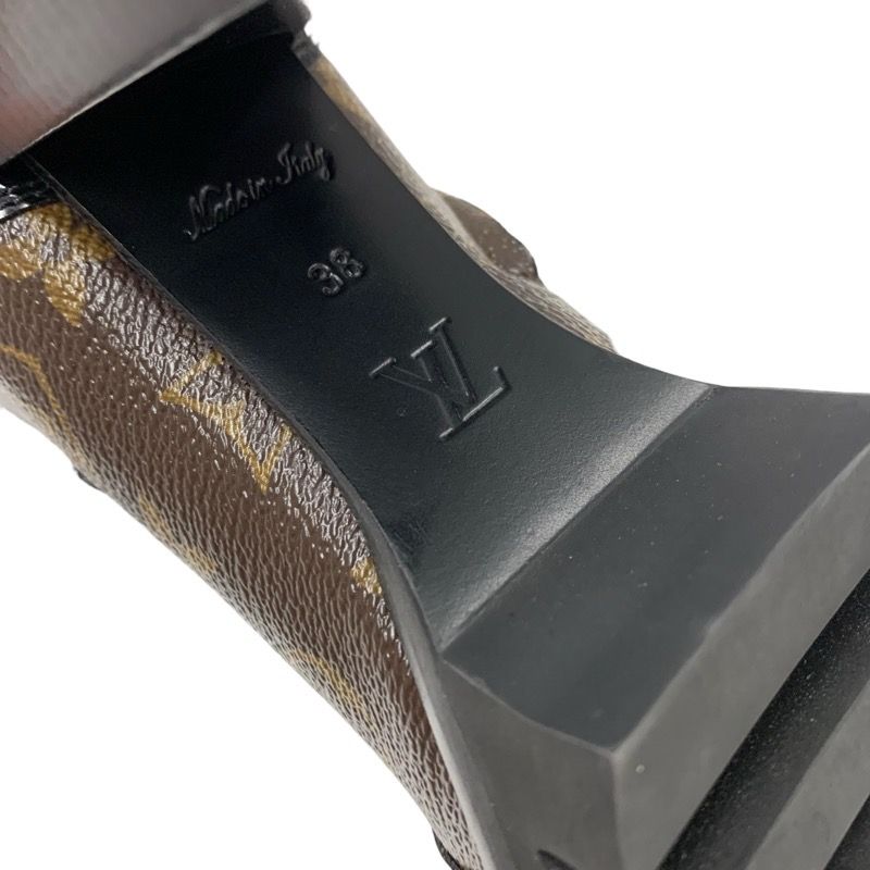 Louis Vuitton Star Trail Line Monogram Boots Short Boots Shoes Leather Brown