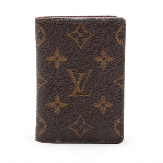Louis Vuitton Monogram Organizer De Poche Card Case M60502 Brown Made In France